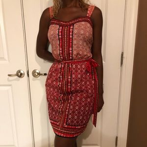 White House black market red dress